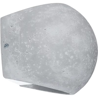 Sollux Lighting Wandlamp Globe - G9 - grijs - concreet - 18x14x14cm