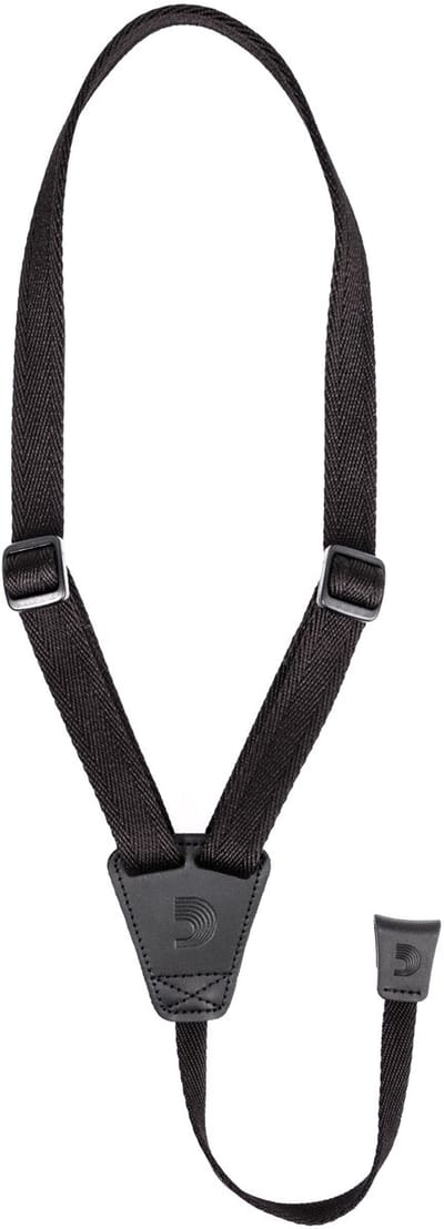 D'Addario 19UKE00 Ukulele Eco-Comfort Draagband Zwart