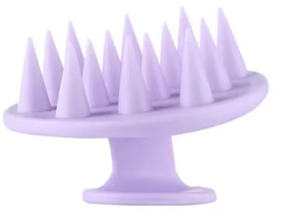 Hoofdhuid massageborstel - Massage borstel voor hoofdhuid - Haarborstel – Paars – Siliconen – Anti roos borstel – Haargroei stimuleren- Hoofdhuidschilfers verwijderen - CHPN
