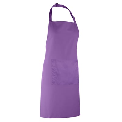 Premier Dames/Dames Kleuren Bipschort Met Zak / Werkkleding (Pakket van 2) (Rijke Violet)