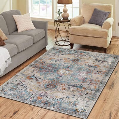 Zeo Wood - Vloerkleed - Tapijt Woonkamer - Vloerkleed 120*180 cm - Anti Slip - Machinewasbaar