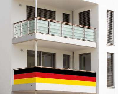 Balkon banner Duitsland XXL - 83cm x 500cm