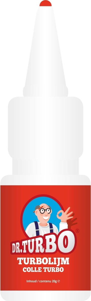 Dr. Turbo Turbolijm - 20 Gram - Breed Toepasbaar en Transparant