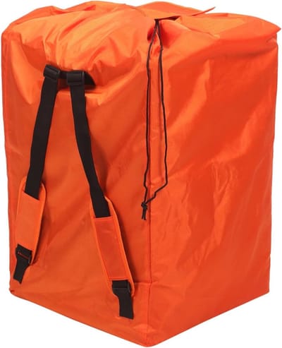 Kinderwagen Tas - Reiswieg Opberger - Veilig Reizen - Opvouwbaar Ontwerp - 85x43 cm - Oranje