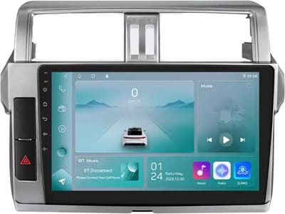 Autoradio met bluetooth - Carplay - Voor Toyota Land Cruiser Prado 150 (2013-2017) - Geschikt voor Apple en Android - Stereo - Navigatie - Navigatiesysteem auto