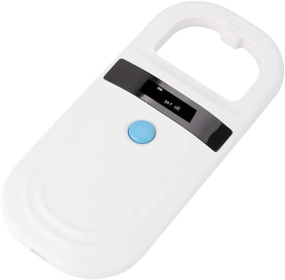 RFID Microchip Reader 134.2KHz voor Huisdieren, Dieren ID Scanner met OLED Display en Opslag voor 128 Tags voor Nauwkeurige Dierenregistratie