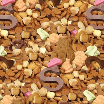 Cilgro Apparaatrol Sint Strooigoed - cadeaupapier 200mx30cm Sinterklaas.