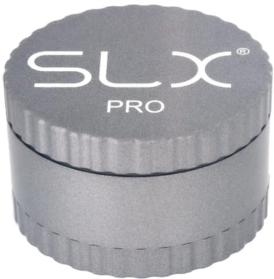 SLX Pro Grinder Aluminium Non Sticky 62 mm, Silver