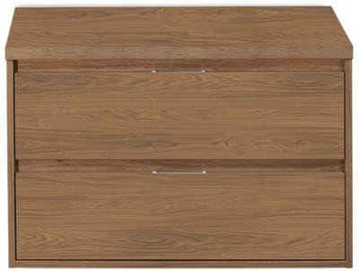 Porto Badmeubelset 90 cm - Honey - Wastafelbovenblad Honey