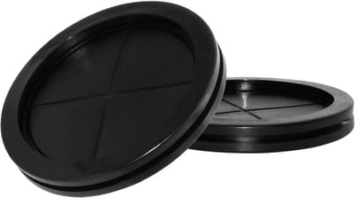 Eco-vriendelijke rubberen grommets van 3.5 inch voor draadbescherming - ronde 4-pack voor veelzijdig gebruik