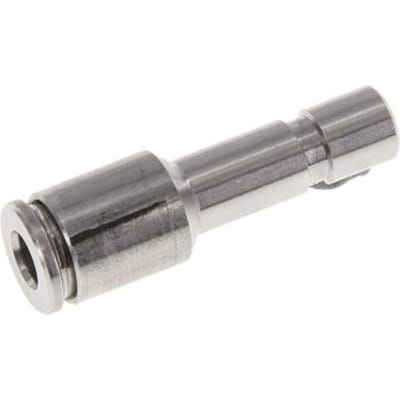 4mm x 6mm RVS Insteekfitting Plug FKM
