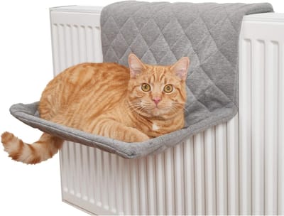 Kattenhangmat voor radiatoren tot 7 kg - verwarmd kattenbed met stijlvol ontwerp