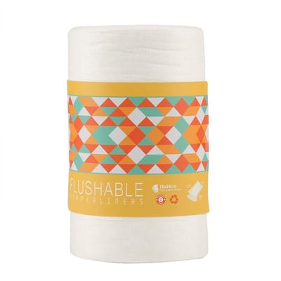 Dailygoods - Biologisch afbreekbare wegwerpluiers - Natuurlijke bamboe luiers - Ultra zacht en absorberend - Ongeparfumeerd - Voor baby en peuter - 10...