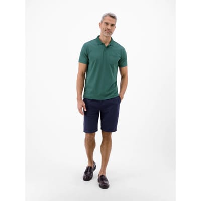 LERROS Cool & Dry-poloshirt, effen met platgebreide kraag , Maat: M , Kleur: SOFT TEAL , 75% katoen, 25% polyester