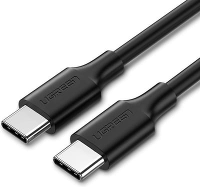 UGREEN USB-C 2.0 3A kabel zwart 3 m, compatibel met iPhone 17/16/15, Google Pixel 4, Samsung Galaxy S20, Huawei P30 enz.