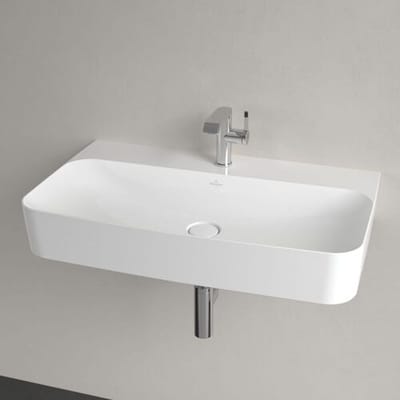 Villeroy & Boch Finion washbasin 80 cm with tap hole, with ViFlow overflow 416884R1