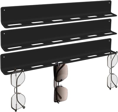 Muurhouder Zonnebril Display - Organizer voor Meerdere Brillen (3 Stuks)