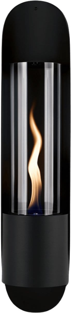 Tenderflame Cycloflame Wandhaard - Zwart - Sfeerhaard Binnen - Tenderfuel - Bio-Ethanol Alternatief - Rookvrij, veilig, schoon en geurarm