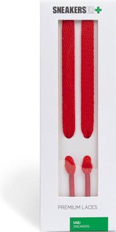 Sneakers ER High Top Sneaker veters - 180cm - Rood - voor o.a N**e Air J****n 1