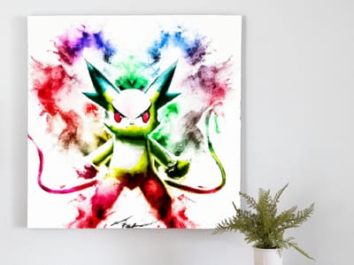Chromatic detonation | Chromatic Detonation | Kunst - 40x40 centimeter op Dibond | Foto op Dibond