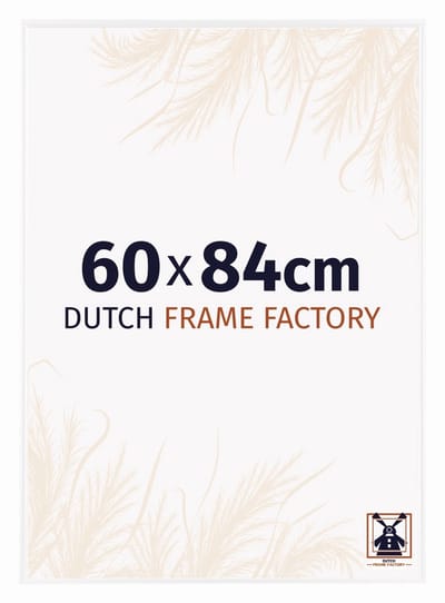 Fotolijst 60x84 cm - Kunststof - Wit Hoogglans - Easy
