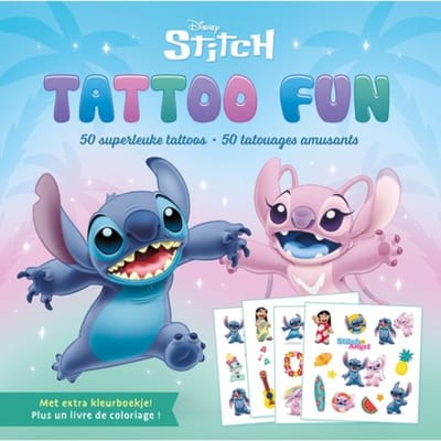 Disney Tattoo Fun Stitch Vriendenboekjes Educatieve boeken (spelletjes en raadsels)