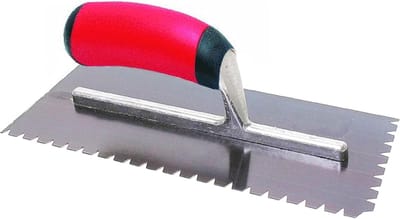 Getande Troffel V-vorm 8x6mm Met Softgrip Handvat Voor Tegelwerk
