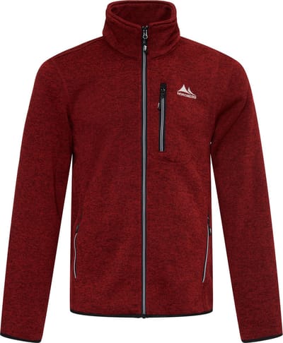Nordberg Benjamin Fleece Vest - Heren - Bordeaux melange - Maat XXL