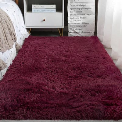 Ins Langharig Tapijt Modern Eenvoudig Computerstoelmat Yogamat Wasbaar Rond Woonkamer Slaapkamer Beddeken 50*140cm