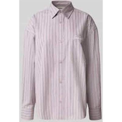 Relaxed fit blouse met borstzak, model 'Grimsby'