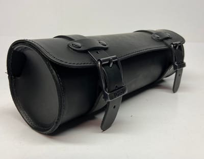 Dries Design D3SD - Roltas - Toolrol - Gereedschaps rol - Tool rol - Harley - Yamaha - Honda - Suzuki - Kawasaki - Leder - Rolletje – zwart – 33 x 10 cm