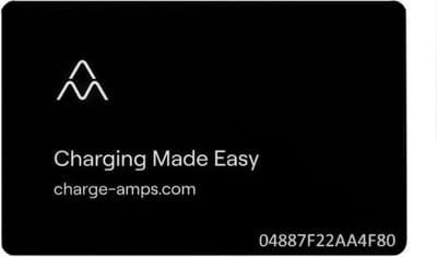 Charge Amps RFID kaart - laadpaal pas voor laadstation - 1 stuks