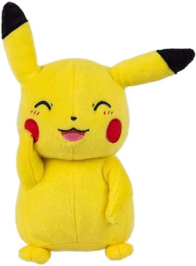 Pokemon - Pikachu - Knipoog - Pluche Knuffel (Tomy) - 20 cm