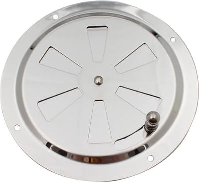 5 inch ronde ventilatieroosterafdekking van roestvrij staal voor voertuigen en boten