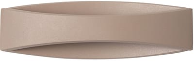 Highlight Moderne LED Wandlamp Medusa 1 Lichtpunt Ovaal Beige/Zand Metaal Woonkamer Gang/Hal Keuken Dimbaar