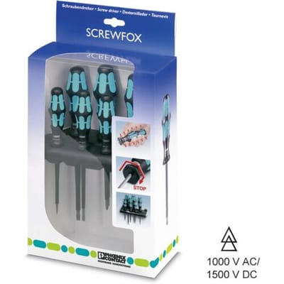 Phoenix Contact SF-SL/PZ SET VDE VDE Schroevendraaierset 6-delig Plat, Kruiskop Pozidriv
