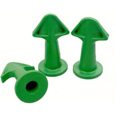 Ensemble de 3 applicateurs de mastic silicone et de racloirs - Outil raclette polyvalent pour le nettoyage des joints de carrelage de salle de bain et de sol, scellement de coulis 3pcs vert
