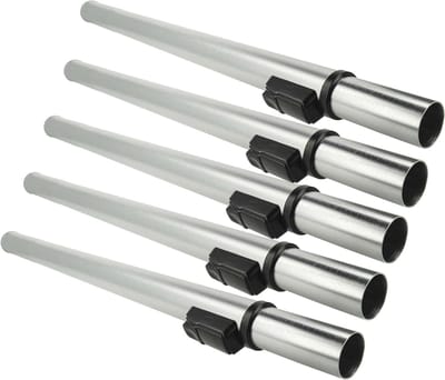 Stofzuigerbuis Set - Zuigbuis Telescopisch - Stofzuigen Thuis - Uittrekbaar 60-94cm - 32 mm - Zwart Zilver