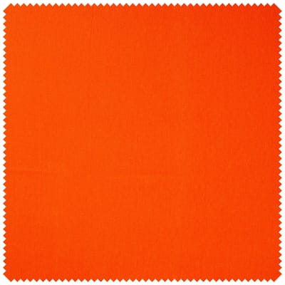 Decoratieve stof linnen optiek "Uni" - Terra-Orange