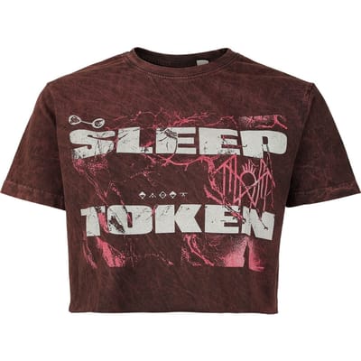 Sleep Token T-shirt - Texture - S tot XXL - voor Vrouwen - rood