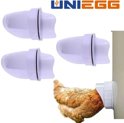 UniEgg® Pluimvee 3x feeder - automatisch voersysteem - 3 feeders - voerbak knaagdieren / kip en ander pluimvee of gevogelte