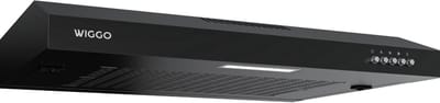 Wiggo WE-D630V(B) – Onderbouw Afzuigkap 60 cm – Zwart – 200 m³/h – Knoppenbediening – LED Verlichting – Energieklasse D – 5 jaar garantie