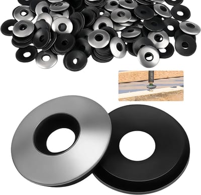 Afdichtingsringen van EPDM-rubber, 50 Stuks M4.8 x 14mm, Onderlegringen voor Schroeven, Roestvrij Staal, Bevestiging van Plaatprofielen en Verbindingen
