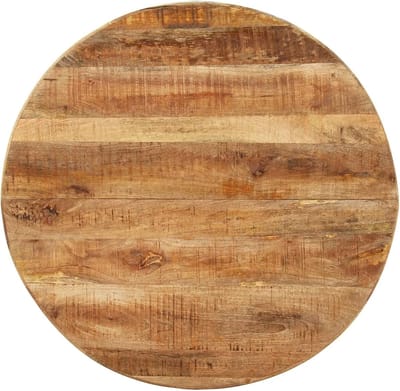 Eettafel Rond - Eethoek Tafel - Gezellig Tafelen - Uniek Houtpatroon - 100x100x75 cm - Natuurlijk