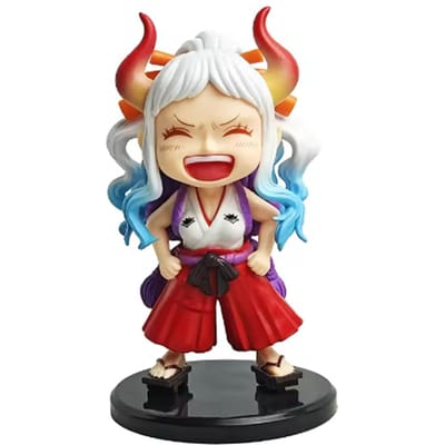 Modèle Anime One Piece Figurine d'Action Luffy Assis Riant Kawaii Sanji Zoro Ace Yamato Ensemble de Figurines Jouet Poupée Figurine Cadeau