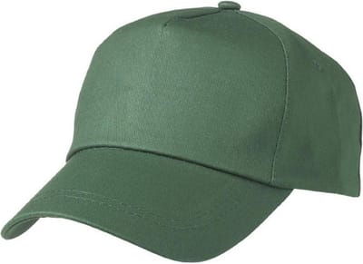 Myrtle Beach Volwassenen Unisex 5-paneel Licht gelamineerde Promo Cap (Donkergroen)