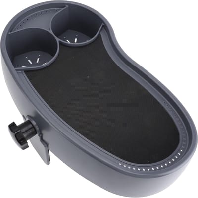 Verstelbare Hot Tub Tray, Robuuste Antislip Drinkhouder met 2 Bekers, Geschikt voor Boven Grond Badkuipen en Spa's, Ideaal voor Ontspanning en Feestjes