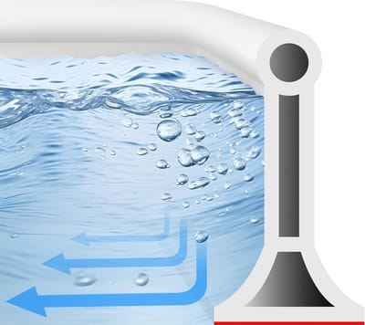 2m Wet Room Vloerbarrière, Zelfklevende Spatwaterbeschermer, Rubber Douche Waterbarrière, Douchedrempel, Flexibele Douchewand Afsluitstrip voor Badkamervloer en Vochtpreventie