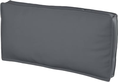 Pallet Kussen - Bankkussen Tuinkussen - Buiten Zitten - Waterafstotend Oxford Stof - 120x60x12cm - Antraciet