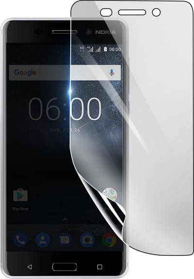 3mk, Geschikt voor Nokia 6, Schokbestendige Hydrogel Screenprotector, Transparant